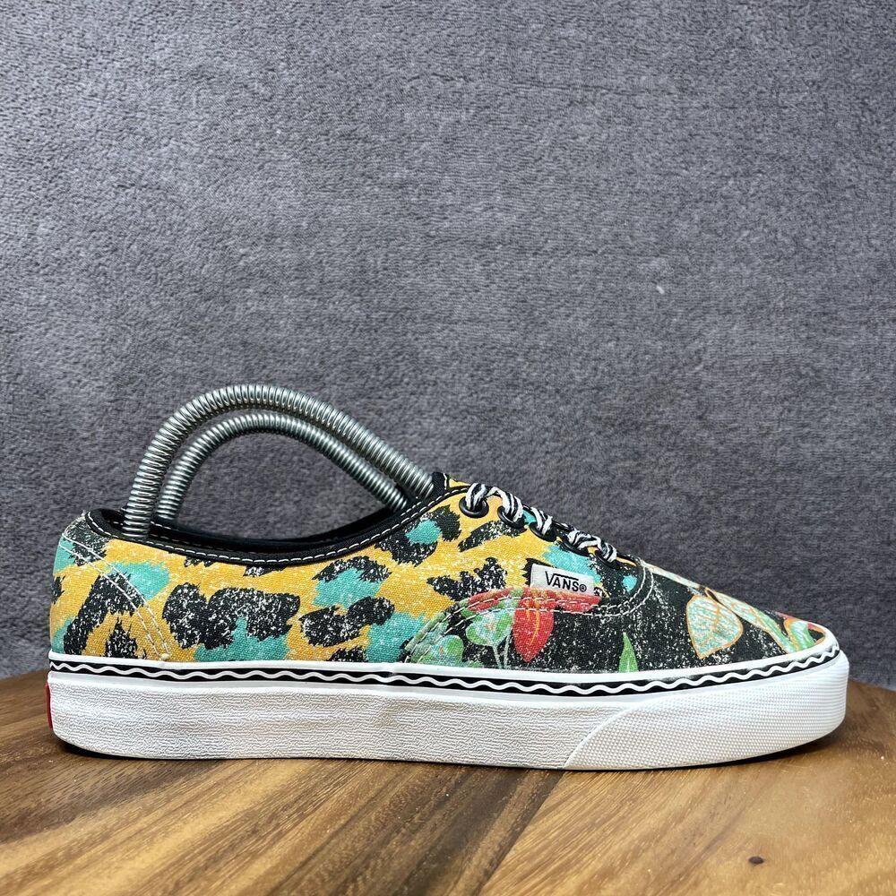 Vans X Crayola Women's Size 9 Shoes White Rainbow Colorful Low Skater Sneakers